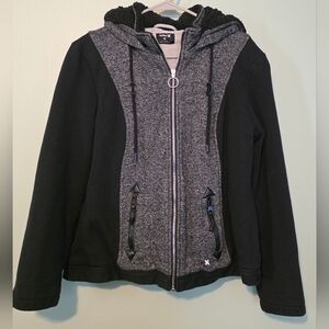 Women's Black and Gray Jacket